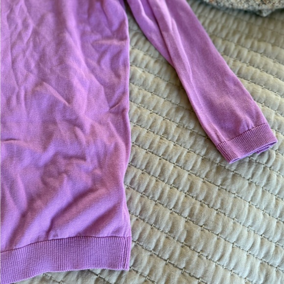 Talbots Purple Button-Up Cardigan - Picture 4 of 4